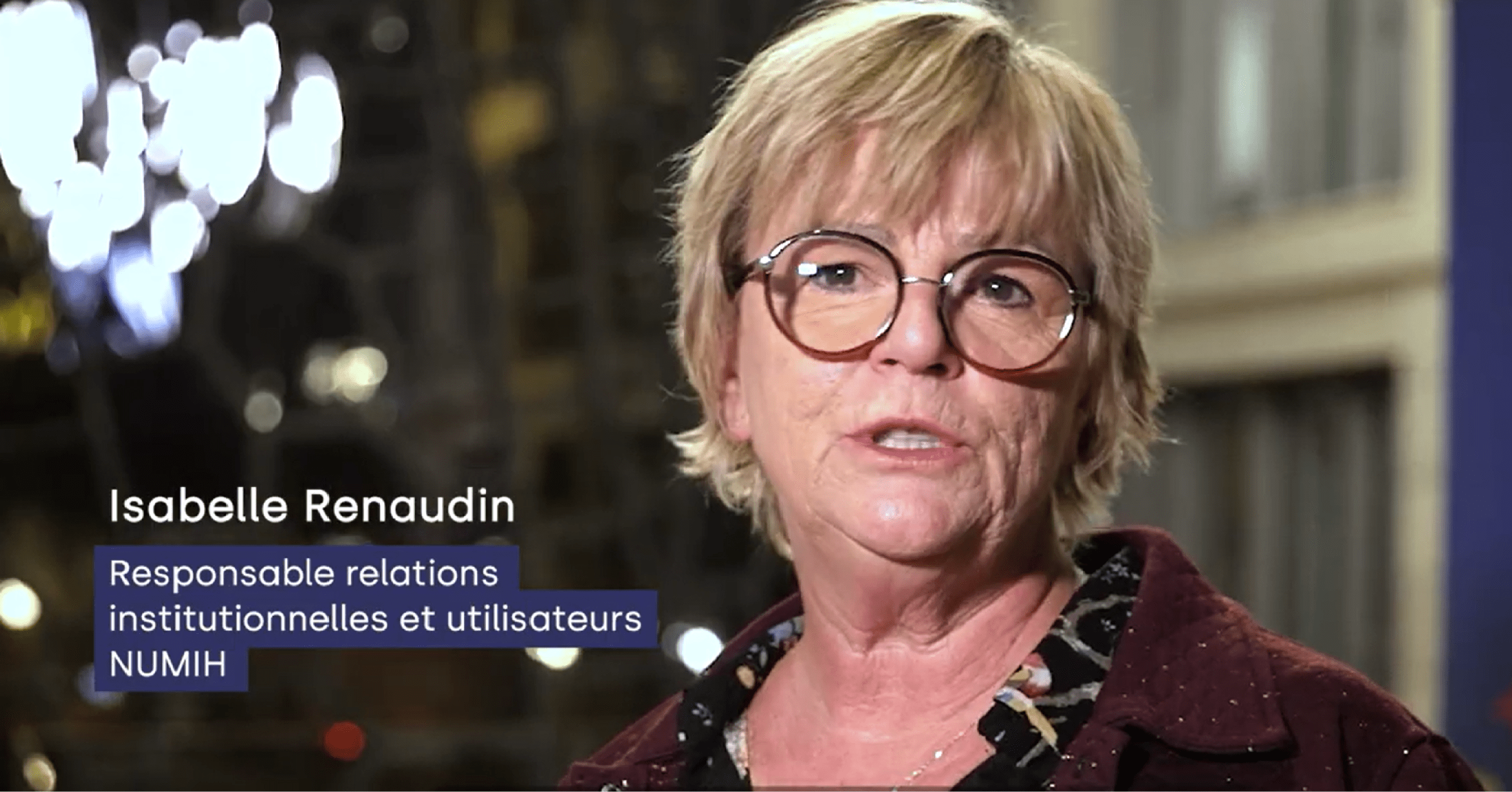 Ils témoignent : Isabelle Renaudin, NUMIH France